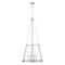 Z-Lite Prescott 4 Light Pendant, Brushed Nickel & Clear 341P18-BN - alternate 1